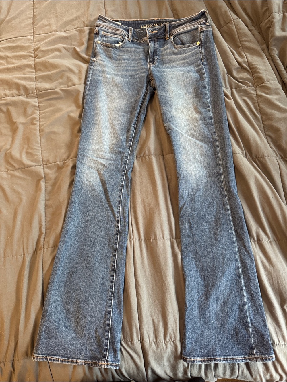 American Eagle Outfitters Light Blue Flare Jeans